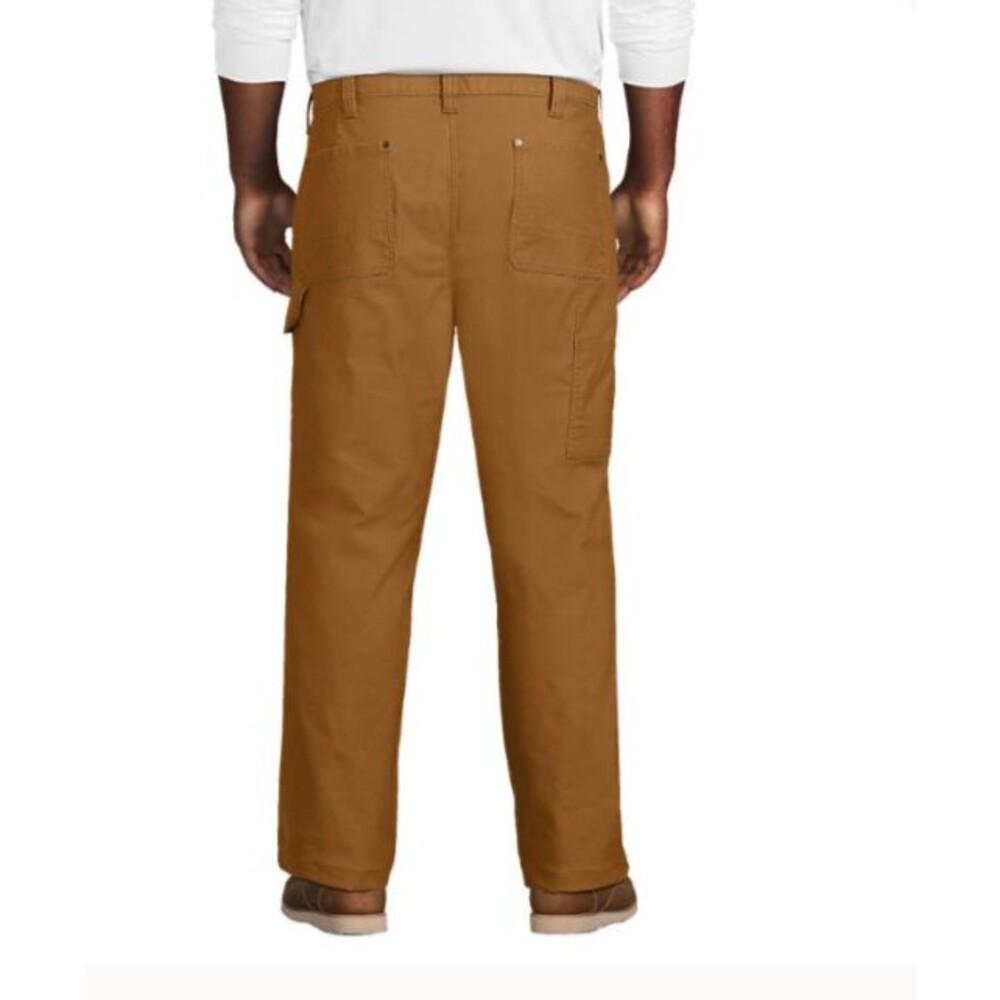 lands' end pants Blake Shelton mens 44 x 34  2x xxl brown work carpenter utility - Picture 4 of 5